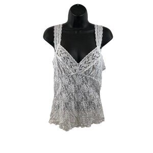 Hanky Panky White Lace Camisole Large
